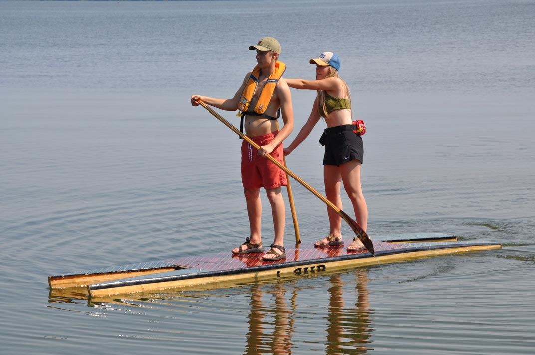 paddle boards that are part catamaran supCAT!